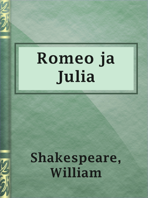 Title details for Romeo ja Julia by William Shakespeare - Wait list